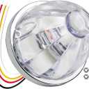 TOPKU Truck Indication Wide Lamp, Car Side Lights, Ship Strobe Dual-Color Safety Signal Light (Blue And Yellow)