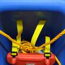 Little Tikes Snug 'n Secure Blue Swing with Adjustable Straps, 2-in-1 for Baby and Toddlers Ages 9 Months - 4 Years