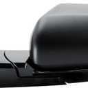 Driver Left Side Door Mirror Power Heated With BLIS Glass Turn Signal Light And Menory Power Folding Textured Black Back Cover For Toyota Tundra Sequoia 2022-2025