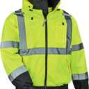 Ergodyne GloWear 8379 Economy Bomber Jacket (Small, Lime)