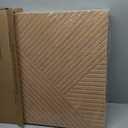Soon Global Acoustical Wall Panels, 6-Piece 23.62 X 23.62 Inches Art Acoustic Panels, Decorative Acoustic Panels, Acoustic Wall Panels, Sound Absorbing Wall Art, Arcadian Vortex, 72 X 48 Inches