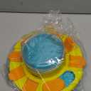 Potaroma Dog Puzzle Toy 2 Levels, Slow Feeder, Pup Food Treat Feeding Dispenser for IQ Training and Entertainment for All Breeds 4.2 Inch Height (Yellow Blue)