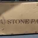 5-Pack 3D Faux Stone Wall Panels, PU Cement-Texture Wainscoting Panels for Interior Walls Waterproof & Lightweight, Covers 38.7 Sq.Ft, 47.2" x 23.6", for TV Wall, Living Room,Black, 47.24"L x 23.62"W