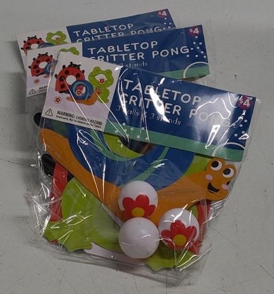 3 Packs Tabletop Critter Pong