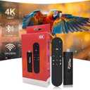 4K HDR Smart TV Stick, Ultra-Portable Android 13 Media Player, Dual-Band 5G WiFi & Voice Remote 2GB RAM 16GB ROM H313 Quad-Core for Home Theaters and Smart TV Upgrades