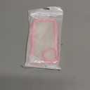 NAOKIFU Compatible for iPhone 16 Case Cute Girly Clear Curly Wave Frame Shape for iPhone 16 Phone Case Wavy Shockproof Protective Phone Cover for Women Girls Phone Cases Clear Design