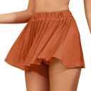 Shorts Swimsuit Coverup For Women Bathing Suit Cover Up Teen Beach Swim Skirt Skorts Swimwear Short Pants (XL)