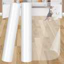 Cat Scratch Furniture Protector, Cat Couch Protector from Cat Claws, Clear Anti-Cat Scratch Tape for Furniture, Sofa, Carpet & Door, Cat Furniture Protector for Pet & Kid Safe Use, 2 Rolls, 12" x 98"