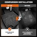 Mixsuper Floor Mat & Cargo Liner for Hyundai Kona 2024-2026 | SE | | SEL | | N Line | |Limited| (Not for Electric Model),All Weather TPE Rubber Floor Liners Protection for Kona Accessories Car Mats