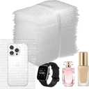 60 Pcs Bubble Out Bags 6"x8 ",Clear Bubble Out Bags,Double Cushioned Bag for Transport and Storage (68Inches)