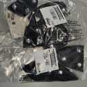 2 x Scunci by Conair Bow Barrette w/Gem Stones - hair accessories - hair accessories for women - Holiday - Black bow - Black hair bows (1 Count (Pack of 1))