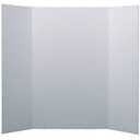 Flipside Products 36” x 48” Project Boards for Presentations, Science Fair, School Projects, Event Displays and Trifold Picture Board, Proudly Made in USA – Bleached White - 24 Pack