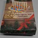 Glintoper Tic Tac Toe & 4 in a Row Tables Game Set, Classic Board Line Up 4 for Living Room Rustic Table Decor and Use as Game Top Wood Guest Room Decor Strategy Board Games for Families