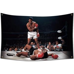 Be the Greatest Flag for Room Guys Gym Wall Decor College Dorm Man Cave 3x5 Feet Flag Banner Cool Gym Motivation Boxing Poster cool flags motivational wall art College Dorm Banner wall decor Men