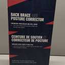Fit Geno Back Brace Posture Corrector for Men & Women: Shoulder Straightener Adjustable Full Back Support Pain Relief - Scoliosis Hunchback Spine Corrector (Medium/Large)