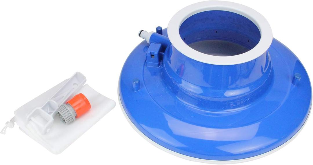 Northlight Leaf Eater with 3 Swivel Wheels and Brushes Underwater Swimming Pool Vacuum Cleaner, 15", Blue