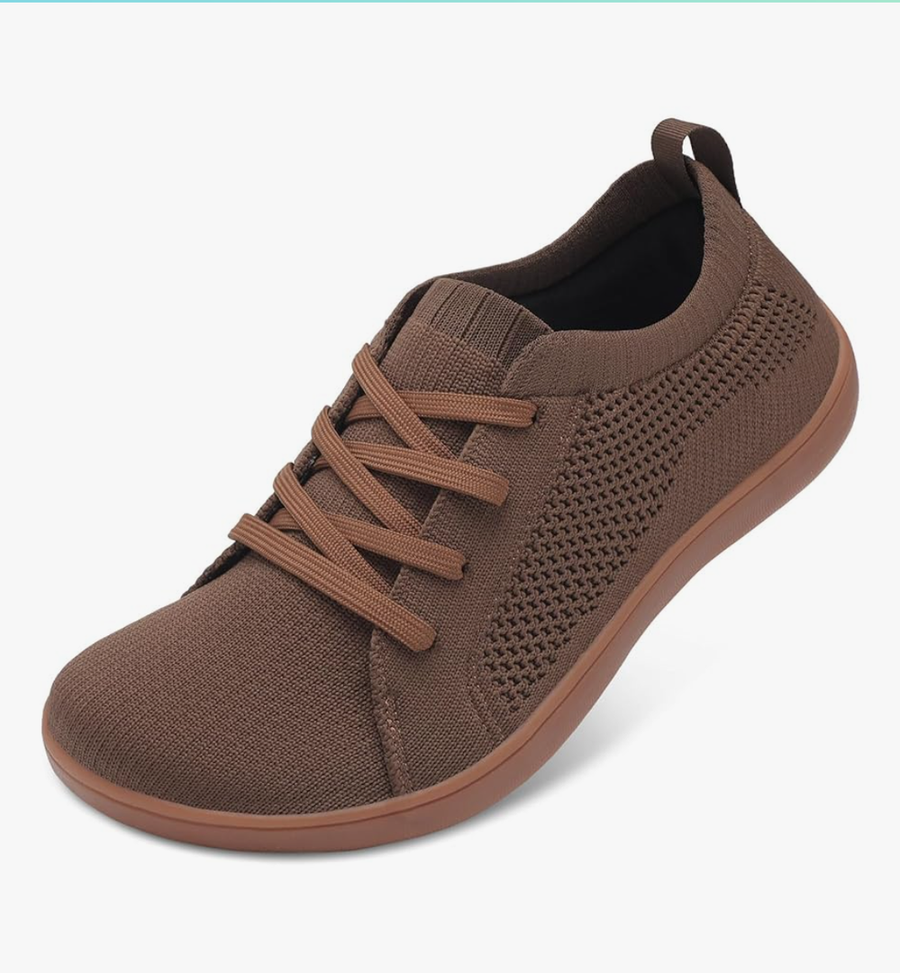 JOINFREE Mens Wide Toe Barefoot Shoes Minimalist Walking Shoes Zero Drop Mesh Workout Sneakers Breathable Casual Running Shoes 9