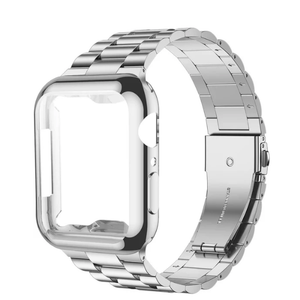 Apple Watch Stainless Steel Band with Case 44mm/40mm Series 6/5/4/SE