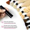 UV Lamp Hair Extension Tool Kit Invisible Hair Extensions UV Lamp 30g UV Hair Glue with 30ml Glue Remover Plastic Eyebrow Comb for UV Hair Set Eyelashes Extensions