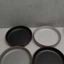 famiware Mercury Pasta Bowls Set of 4, 33 oz Large Salad Bowls, Ceramic Pasta Plates Bowls, Serving Bowls for Kitchen, Microwave & Dishwasher Safe, Multi-color