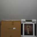 Abtgt Ornate Vintage Style 12x16 Picture Frame, Made of Tempered Glass and Black Backboard, Wall Mounting, 12 x 16 Black Photo Frame for Home Decor.