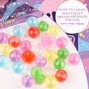 24 Pack Valentine Day Crystal Clear Slime Party Favors, Non-Sticky, Valentines Day Gifts for Kids, Classroom Exchange Stress Relief Fidget Toys Boys Girls, Easter Basket Stuffers