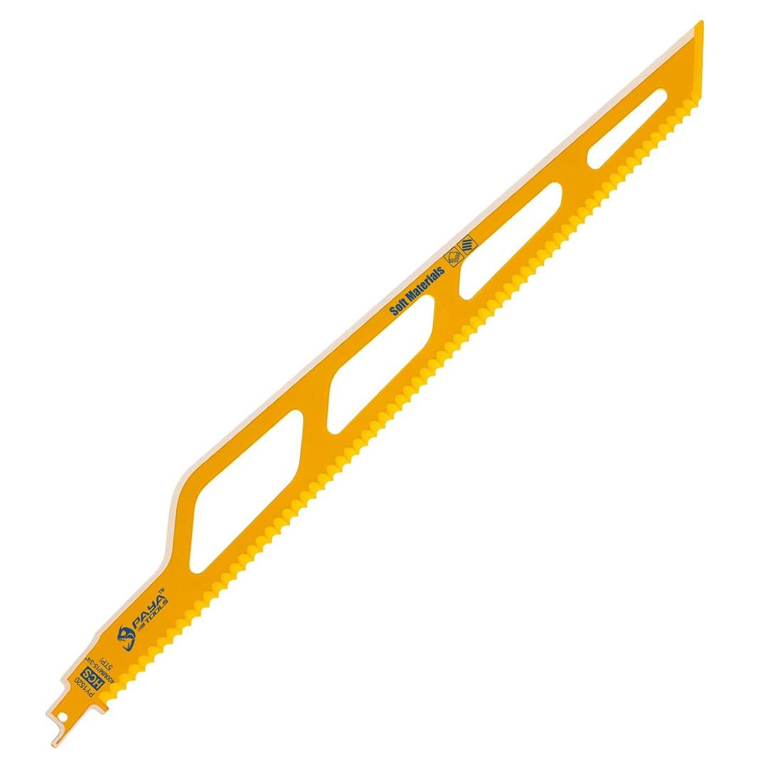 1x PRO Fibre Insulation Reciprocating Saw Blade,Professional Accessory Reciprocating Saw for Mineral Wool,Insulated Pipe and Other Soft Materials,16''(400mm)