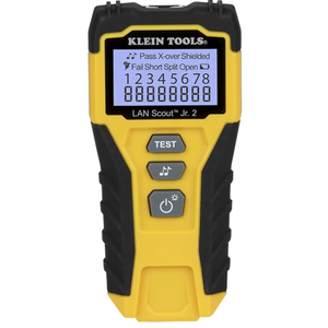 Klein Tools VDV526-200 Cable Tester, LAN Scout Jr. 2 Ethernet Tester for CAT 5e, CAT 6/6A Cables with RJ45 Connections