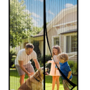 Mesh Screen with Magnetic Closure-Keeps Bugs Out Let Breeze in, Heavy Duty - Pet and Kid Friendly, Works with Front, Sliding Doors