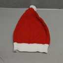 Vruxuri Santa Christmas Hat Washable Knitted Soft Xmas Red Hat for New Year Festive Holiday Party Outdoor Winter