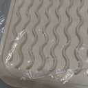 MicoYang Silicone Dish Drying Mat for Multiple Usage, Easy clean, Eco-friendly, Heat-resistant Silicone Mat for Kitchen Counter or Sink, Refrigerator or drawer liner Tapioca L 16 inches x 12 inches