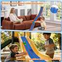 Flexible Tracks 15 Ft Flex Race Car Track for Kids Toy-DIY Car Track Set with 1/64th Rebound Cars Portable Rolls Up Race Tracks with Strong Suction Cups-Great Gifts Toys for Boys Girls Ages 3+