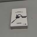 Open Ear Bluetooth Headphones with Microphone, Noise Cancelling Wireless Headset with Mute Button, Supports aptX/aptX-LL/aptX-HD, Designed for Meeting, Home Office,Driving -Not Bone Conduction (Grey)