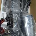 Towing Mirrors Chrome for Chevy GMC 2014-2018 Silverado 1500 Sierra 1500 2500 3500 HD, 2015-18 Silverado 2500 3500 HD Power Heated with Arrow Clearance Light Turn Signal Manual Folding Telescoping