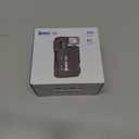 WUBEN G5 Rechargeable EDC Flashlight, 400 Lumens Dual Light Sources Mini Flashlight with RGB Light, Portable Flat Pocket Flashlights, Magnetic Keychain Flashlight for Outdoor Home Emergencies (Black)