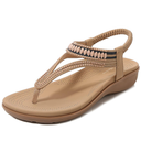 Littleplum Womens Sandals Comfort Arch Support Sandals Summer Walking Shoes Casual Ankle Elastic Flip Flops Shoes, Size: 10