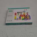 Just Play Disney Wooden Toys Mickey Mouse & Friends Block Set, 28-Piece Set Includes Mickey Mouse, Minnie Mouse, and Pluto, Kids Toys for Ages 18 Month