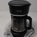 Mr. Coffee 12-Cup Switch Coffee Maker Black: Electric Drip Coffee Machine, 60 oz Capacity, Dishwasher-Safe Parts