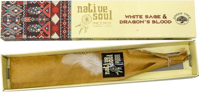 Green Tree Incense 15 gr (White Sage & Dragon's Blood)