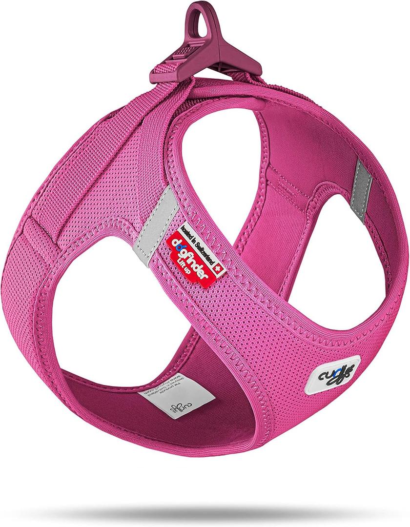 Vest Harness curli Clasp Air-Mesh Fuchsia L