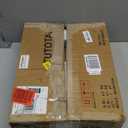 TUTOTAK Bar Cart, Home Bar Serving Cart with 3Tier Shelf, Drink Cart with Wine Rack, Glass Holder, Rolling bar carts for The Home, Living Room, Brown BC01BB035