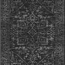 Chair Mat for Hard Floors, 60" x 48" Office Chair Mat for Hardwood Floor, Area Rug for Living Room, Protector Floor Desk Rug for Home Office (Black)