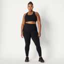 Amazon Essentials Women's Active Total Train Gym Workout Leggings (Black)