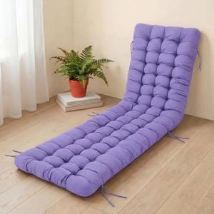 Wenqik Long Floor Cushion Large Floor Cushion with Brushed Cotton 74.8 x 27.5 x 3.15 in Jumbo Lounger Pillow for Outdoor Indoor Bay Window Meditation Yoga Reading Sleeping(Purple)