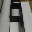 Danya B. YU017BK Wall Mount Shelves, Black, 4.75 x 22.5 x 4 inches