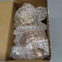 Shappy 6 Pcs Christmas Gold Ball Ornaments 2/3/5 Inch Diamond Pendant Christmas Tree Ornaments Gold Decorations for Home Xmas Holiday Party Wedding Wreath Gift