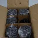 JHY DESIGN 6 Pcs 5.5 inch Height Small Metal Candle Stick Holder Hanging Birdcage Tealight Lantern Hollow Candle Holders for Table Valentine Patio Indoor Outdoor Gifts(Black) (Black)