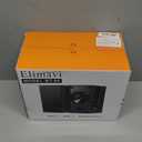 Elimavi Powered Bookshelf Speakers, 30W X 2 Turntable Speakers with 4 Inch Woofer, Record Player Speakers with AUX Input for PC and TVs,Wood Grain Color for Wall Mounting (Brown)