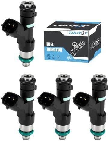 TAUTOY FJ1020 fuel injector 4PCS (2.5L ONLY) For Nissan Altima 2007-2013,Rogue 2008-2013, Rogue Select 2014-2015,Sentra 2007-2012,0280158130 16600JA000 16600JA00B Two Injectors Missing