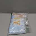 4 Pcs Large Baby Shower Drawstring Gift Bags for Boy Blue Bear Reusable Canvas Wrap Bags 20 Inch Extra Large 12 Inch Medium Treat Sacks Baby Shower for Kid Girls Birthday Gender Reveal Party